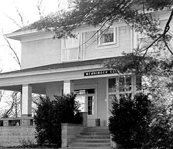 Menninger Clinic: The original farmhouse site of The Menninger Clinic in Topeka.